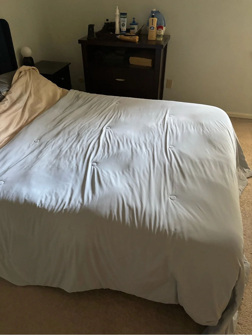 Light Gray Comforter - Soft Down Alternative Bedspread